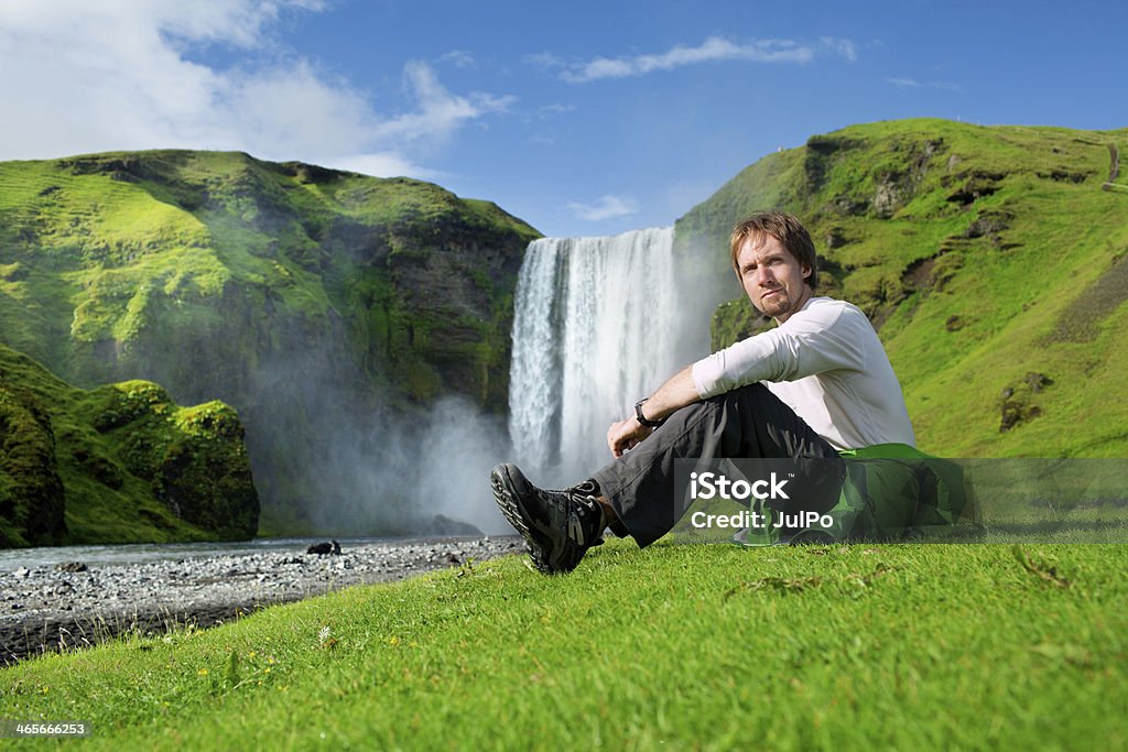 Iceland Tourists in Iceland Adult Stock Photo