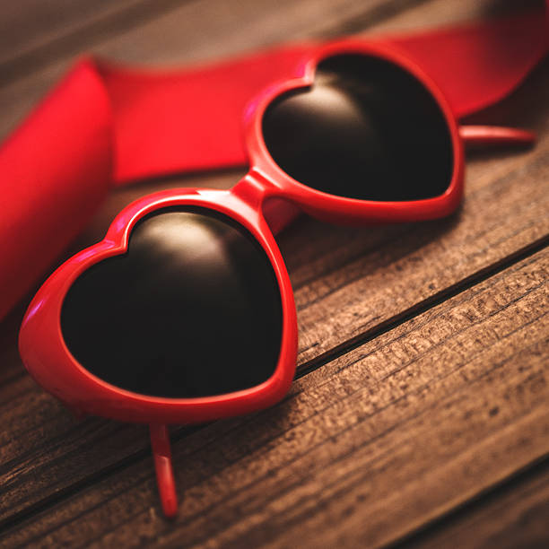 istock heart shape sunglasses for st. valentine 465666309