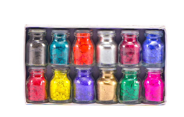 istock colorful indian paints bottle box isolated on white 465666783