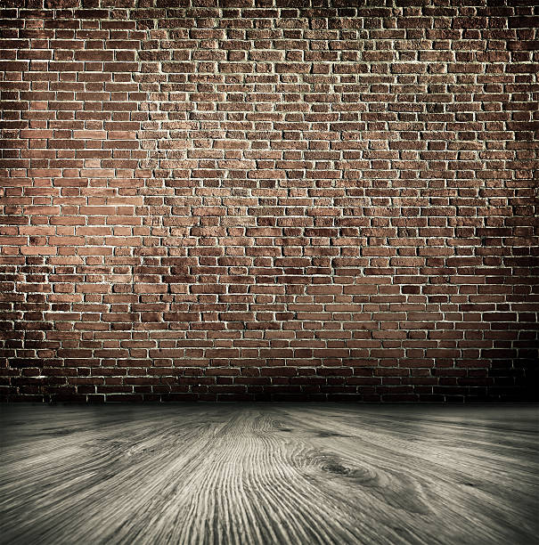 istock Grungy textured stone wall and floor inside 465667211