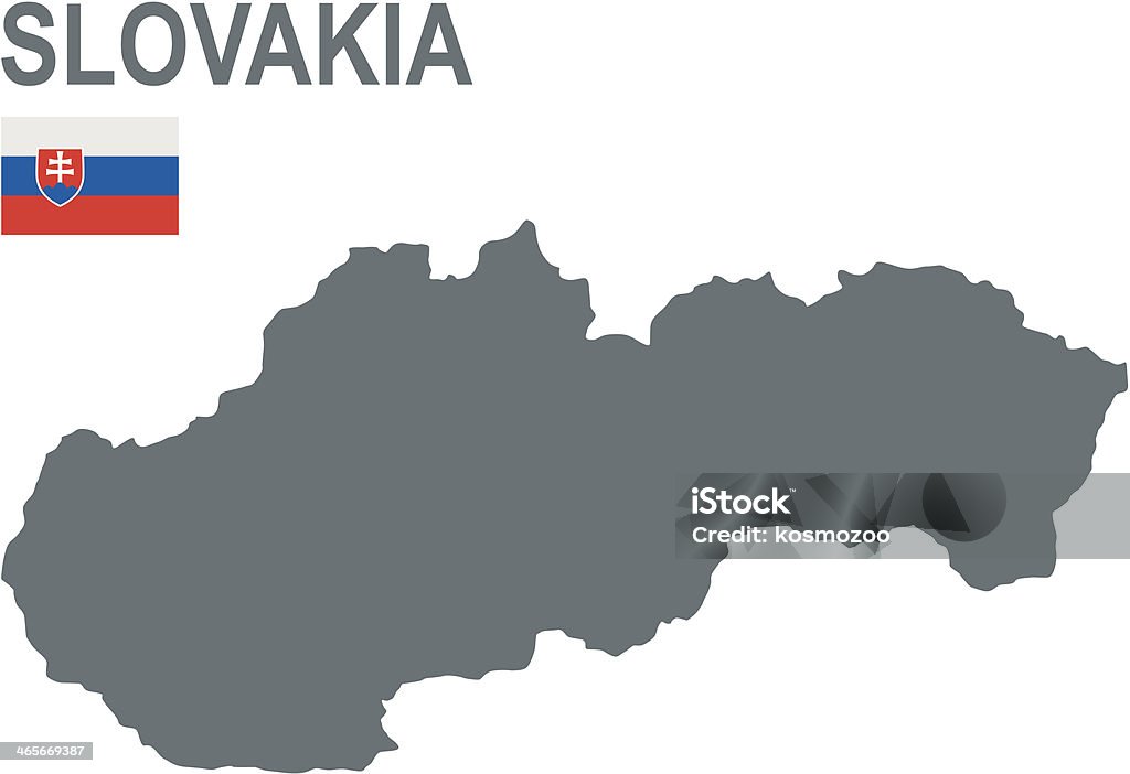 슬로바키아 - 로열티 프리 국가-지리적 지역 벡터 아트