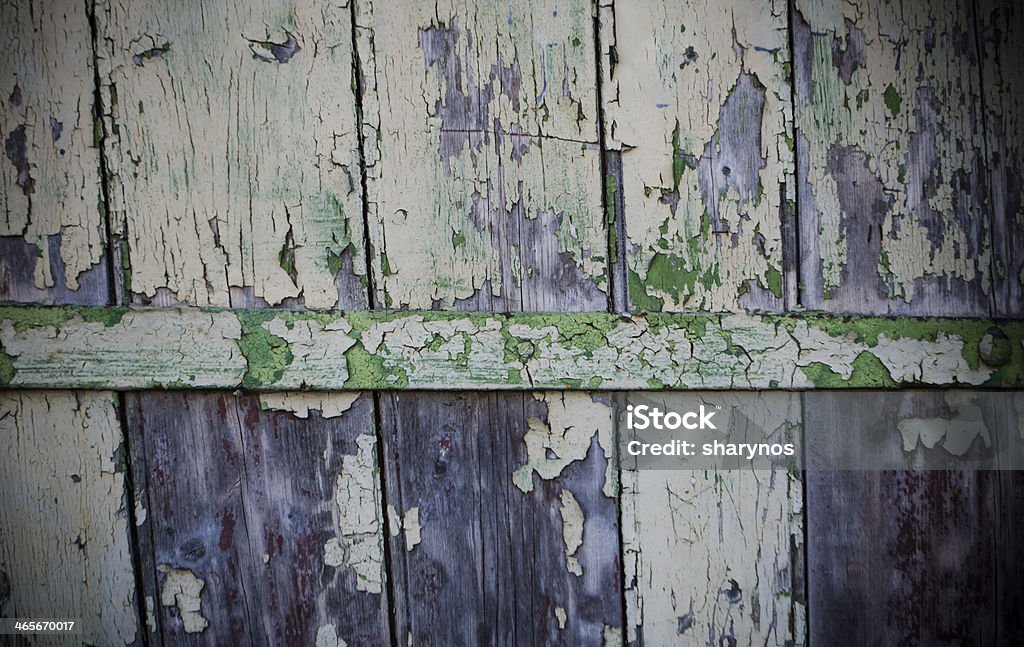 Verwitterte Farbe auf Holz - Lizenzfrei Abstrakt Stock-Foto