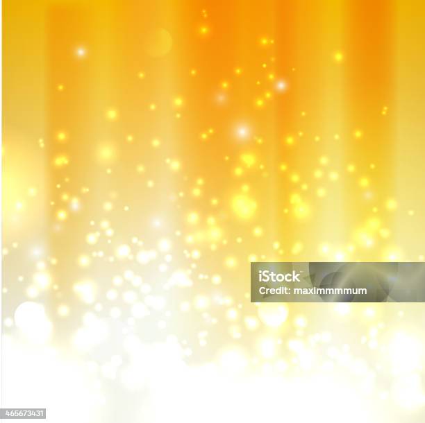 Abstract Orange Background With Sparkles Stock Illustration - Download Image Now - Abstract, Backgrounds, Bright