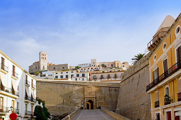 istock Ibiza castle fort main door 465676338