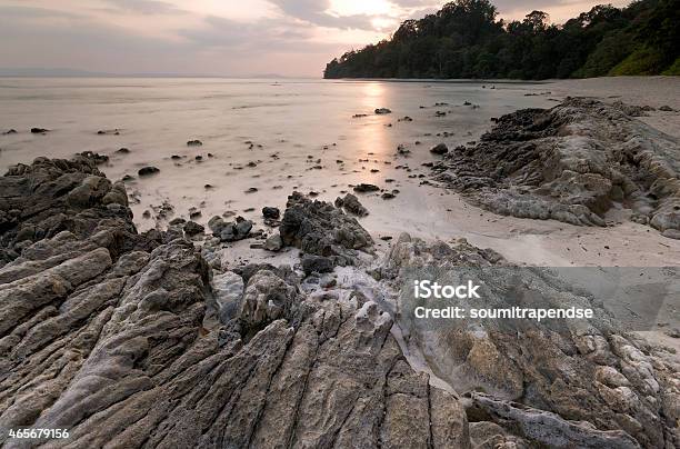 Radhanagar Beach Havlock Island Circa April 2014 Stock Photo - Download Image Now - 2015, Andaman Sea, Andaman and Nicobar Islands