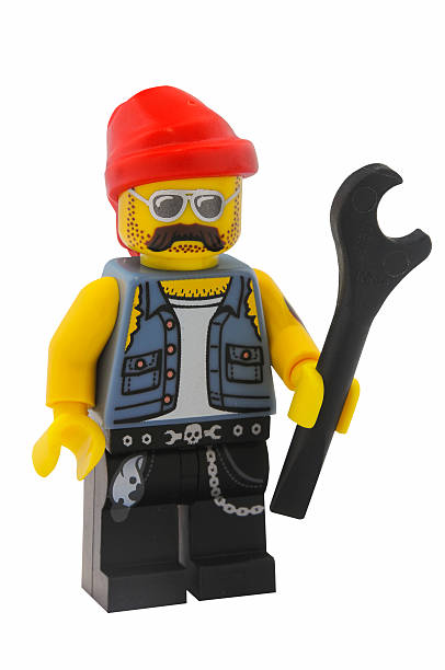 3d mechanic carrying wrench on shoulder, illustration with isolated white background