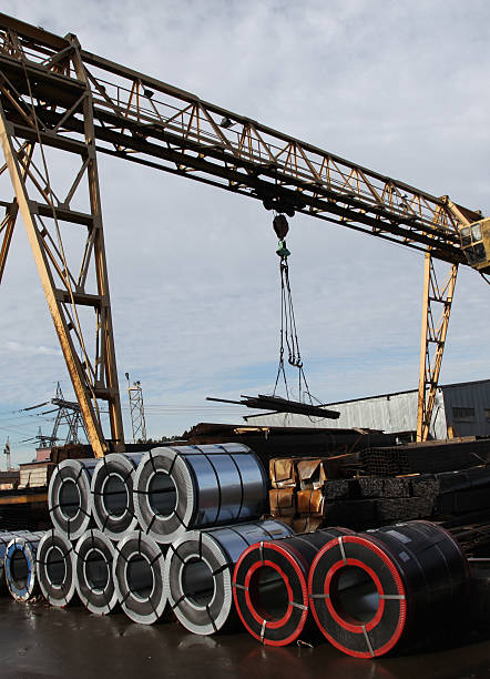 istock view of the production site with crane 465682798
