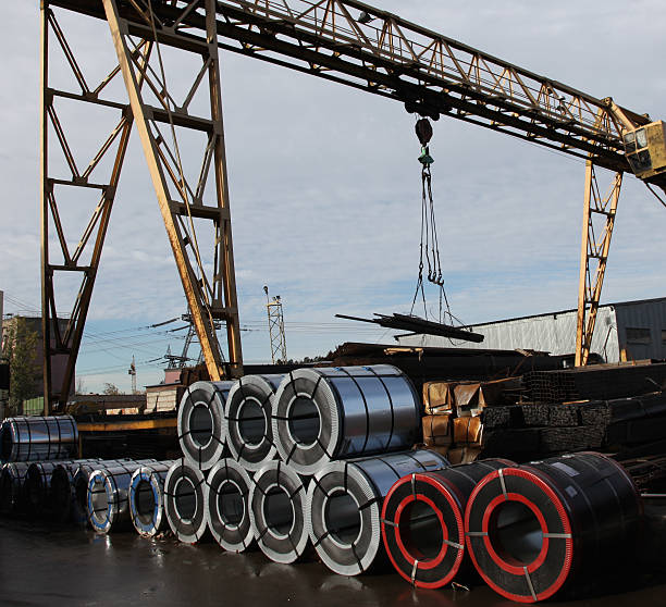istock view of the production site with crane 465682802