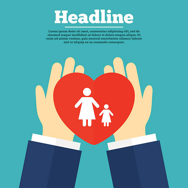istock One-parent family with one child sign icon 465685392