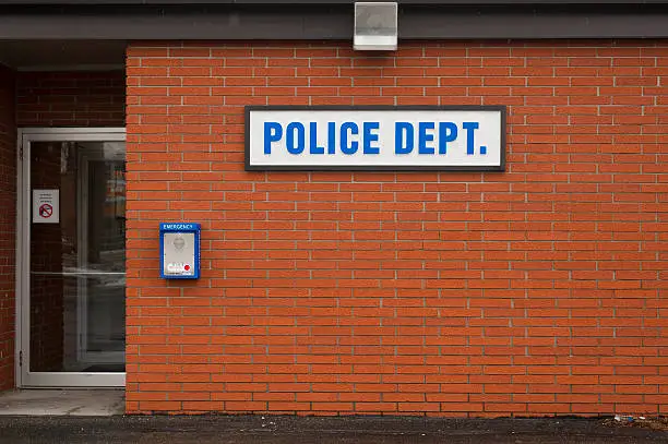 exterior of police station