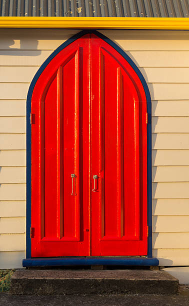 istock Red Church Door 465688127