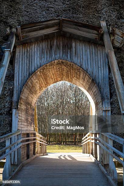 Gate Saline Graduation Tower In Inowrocław Poland Stock Photo - Download Image Now