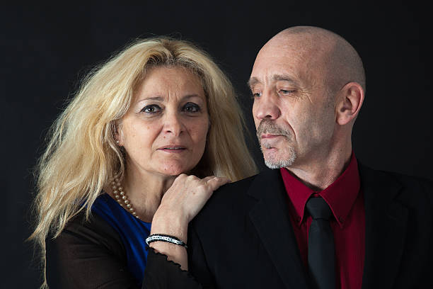 istock Beautiful couple doing different expressions in different sets of clothes 465695930