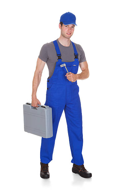 istock Mechanic Holding Ratchet 465695947