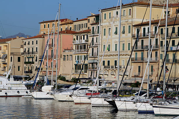 istock View across the bay in Portferraoi, Elba 465696306