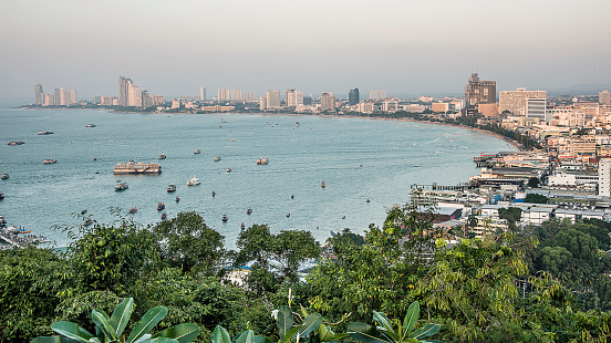 Pattaya viewed from Naklua to Pratumnak