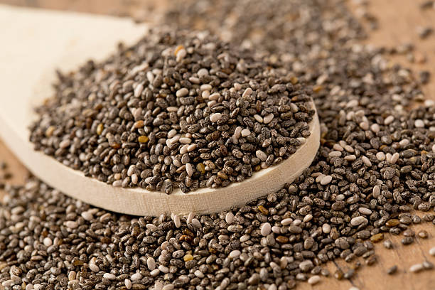 istock chia seeds on wooden surface 465699240
