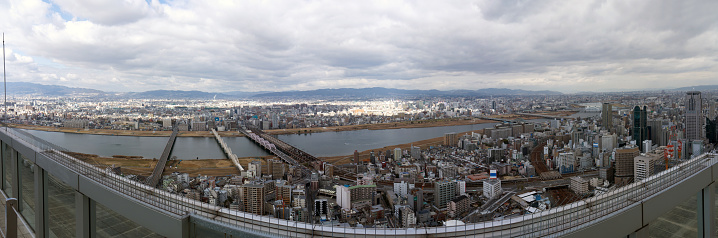 Osaka cityscape from the Umeda Sky Building