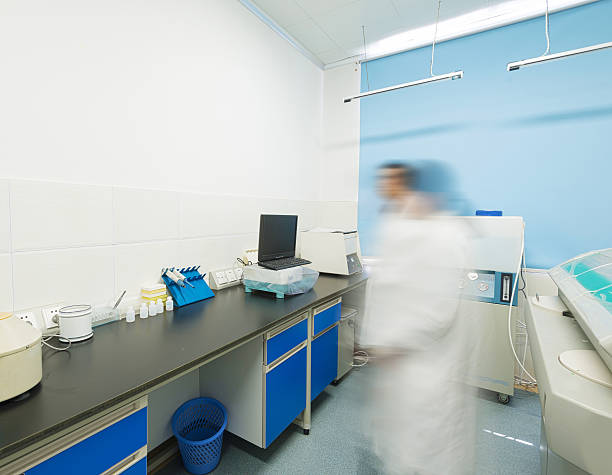 istock young researcher works in chemistry laboratory 465699660