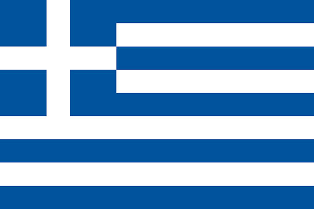 ilustrações de stock, clip art, desenhos animados e ícones de bandeira da grécia - greece