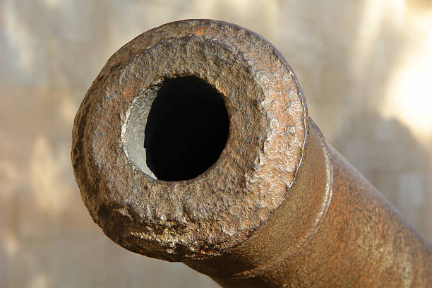 Cannon Pipe stock photo