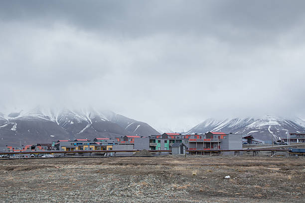 istock longyearbyen Svalbard Norway town view 465704131