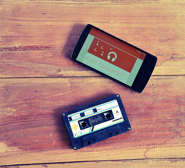 istock smart phone and casstte tape 465706956
