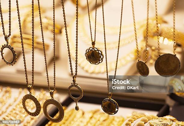 Jewelry Market Gold Stock Photo - Download Image Now - Abundance, Backgrounds, Beauty