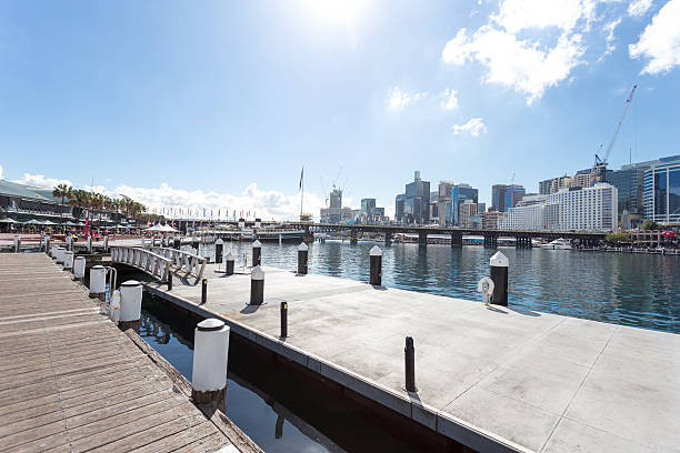istock yacht harbor and cityscape in australia 465710766