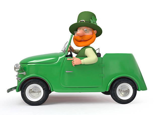 St patricks day car
