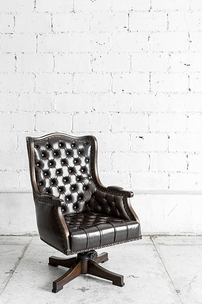 istock Black Chair in vintage room 465716852