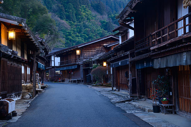 istock Tsumago-juku in Kiso, Nagano, Japan 465719710