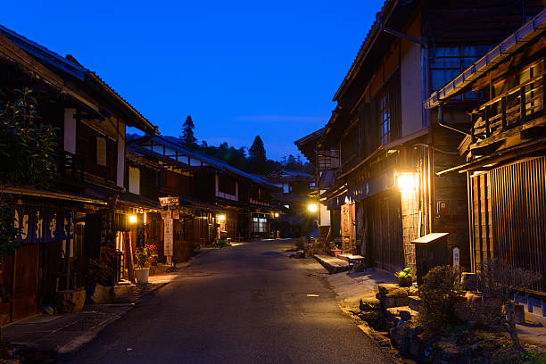 istock Tsumago-juku in Kiso, Nagano, Japan 465721790