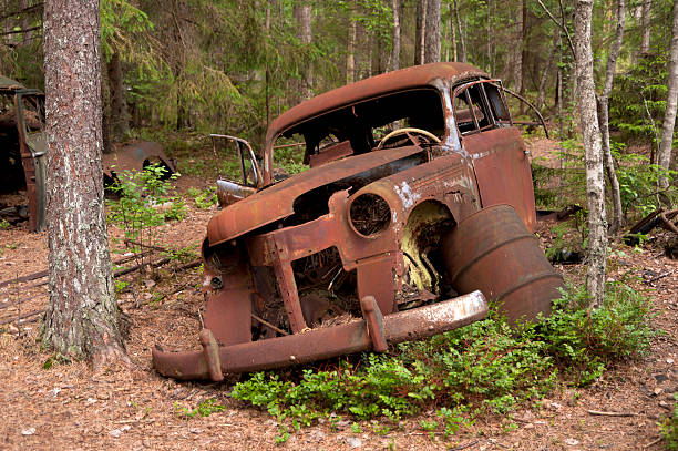 istock Car Dump in Kirkoe Mosse 465721800