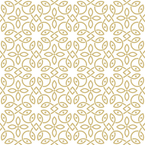 oriental pattern oriental seamless ornamental pattern turkish culture stock illustrations