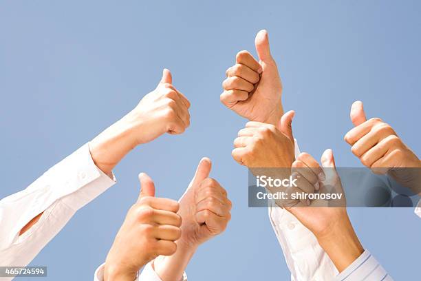 Thumbs Up Stock Photo - Download Image Now - 2015, Achievement, Agreement