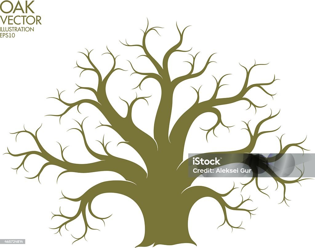 Abstract Oak Vector Oak Stock Illustration - Download Image Now - 2015, Abstract ...