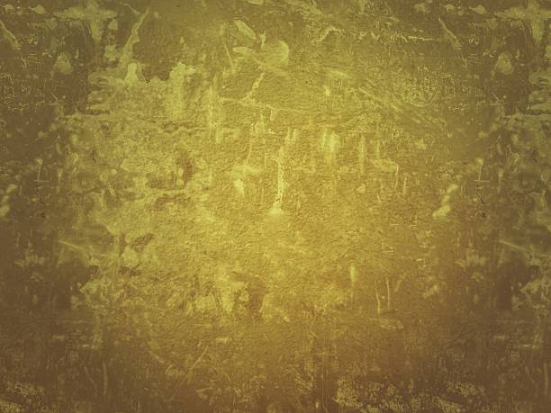 istock Old yellow wall paper abstract design background 465724826