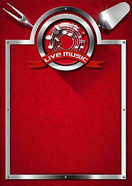 Live Music and Food - Menu Design
