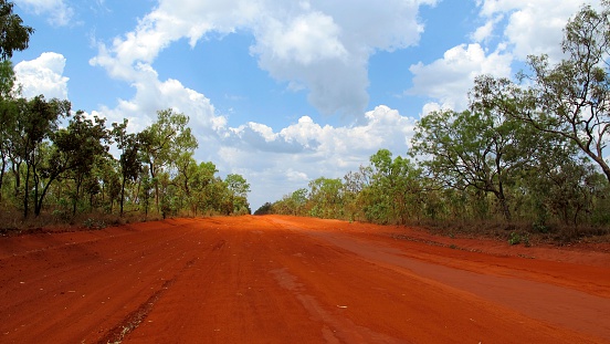 Outback road to Cape Leveque, Western Australia