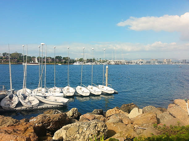 Boats in Marina Del Rey, California. Mobilestock