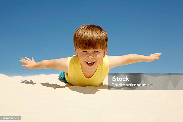 Enjoying Sunny Day Stock Photo - Download Image Now - 2015, Beach, Beach Holiday