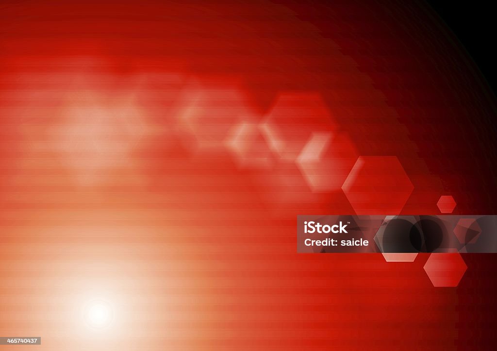 Bright Red Tech Design Stock Illustration - Download Image Now ...