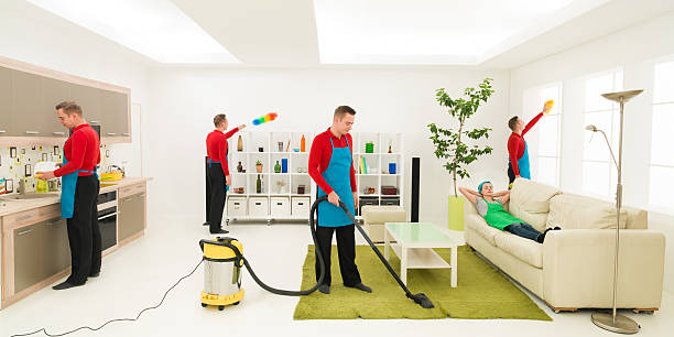 istock it's his turn to clean the house 465742362