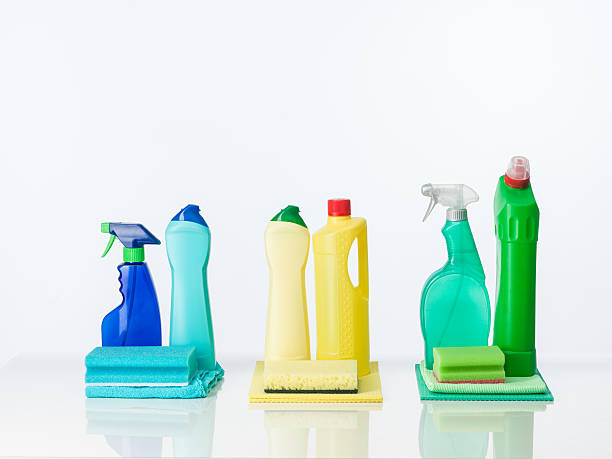 istock cleaning supplies arranged by color 465743098
