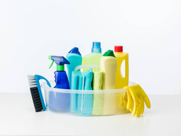 istock cleaning products and supplies 465743100