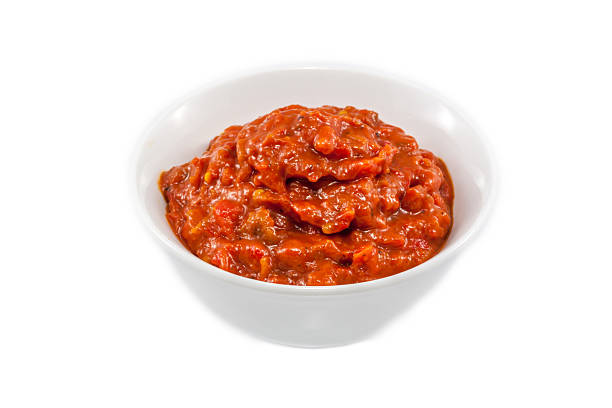 istock Lutenica in a small cup 465749992