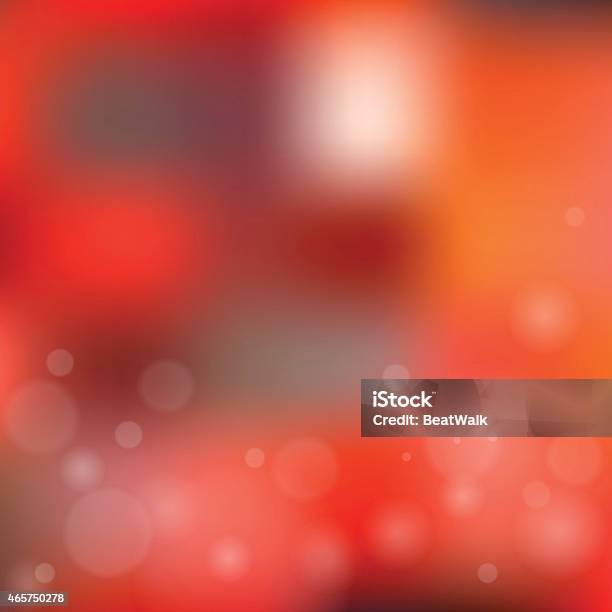Blurred Background With Bokeh Stock Illustration - Download Image Now - 2015, Abstract, Art