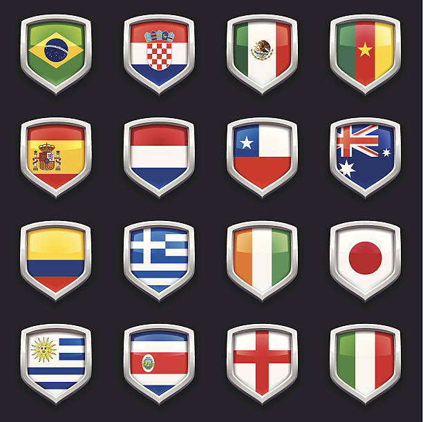 ilustraciones, imágenes clip art, dibujos animados e iconos de stock de worldcup 2014 grupos un & d b y c - championship 2014 brazil brazilian