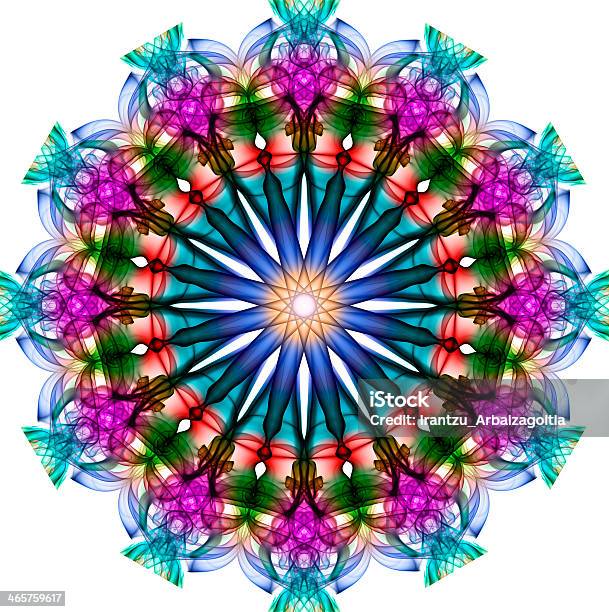 A Colorful Kaleidoscope Design Is Displayed Stock Photo - Download Image Now - Kaleidoscope Pattern, Abstract, Backgrounds